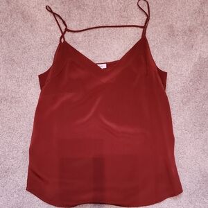 Cuyana Rich Red Camisole Top